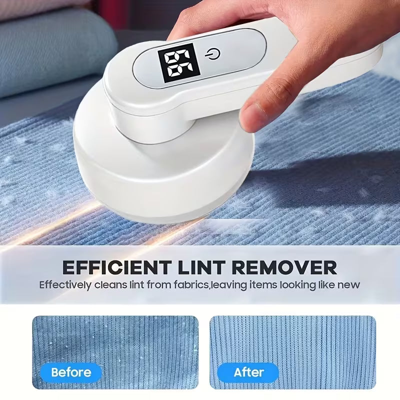 Portable Electric Lint Remover with LED Display